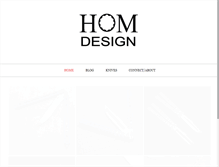 Tablet Screenshot of hom-design.com